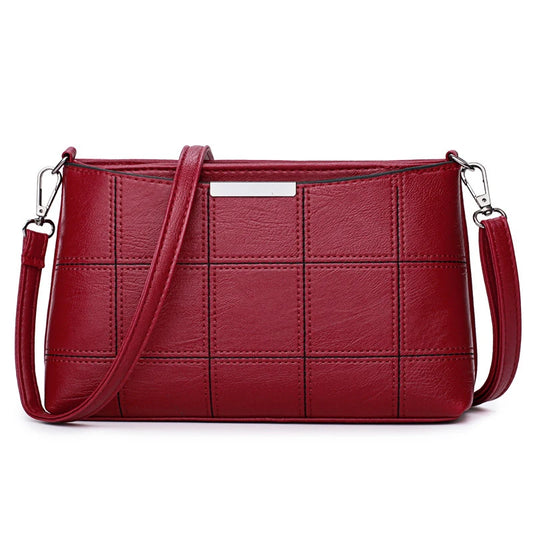Bags PU Leather Lady Pouch Bags Vintage Small Messenger Bag