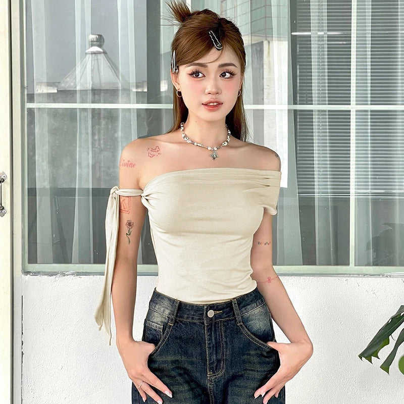 Women'S Summer Ins Style New Shrink Pleated
