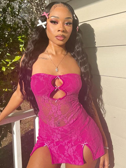 Sexy Mini Dress Women Summer