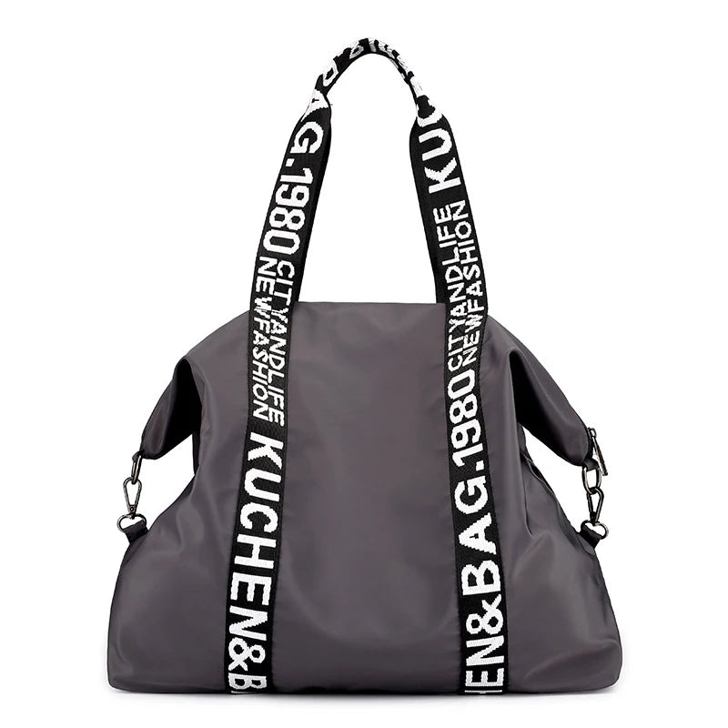Casual Solid Color Ladies Shoulder Bags Large Capacity