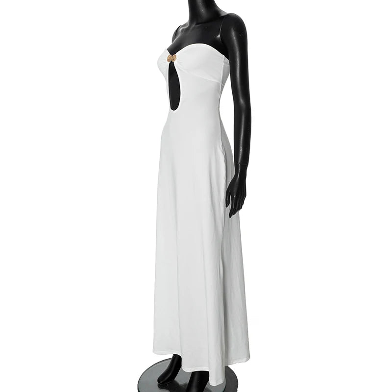 Sexy Strapless Cut Out Bodycon