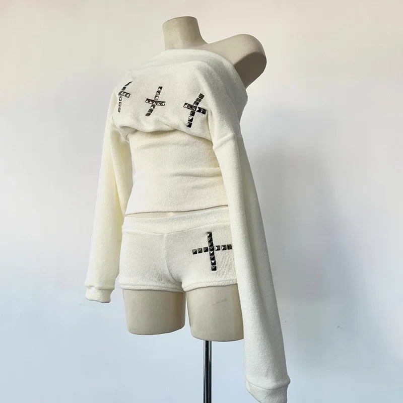 Chic Streetwear Punk Y2k Crop top Harajuku Graphic Print