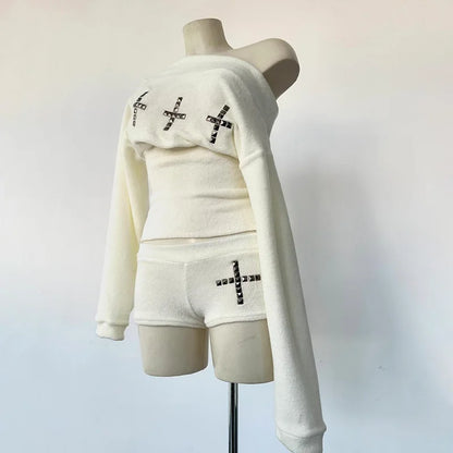 Chic Streetwear Punk Y2k Crop top Harajuku Graphic Print