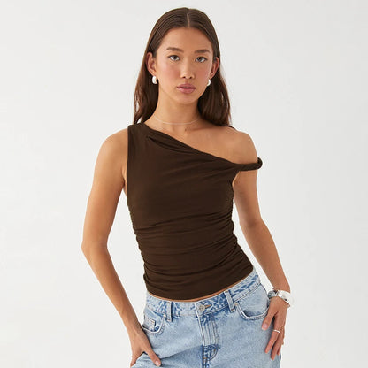 Simple Basic Casual Summer Tank Top Sleeveless