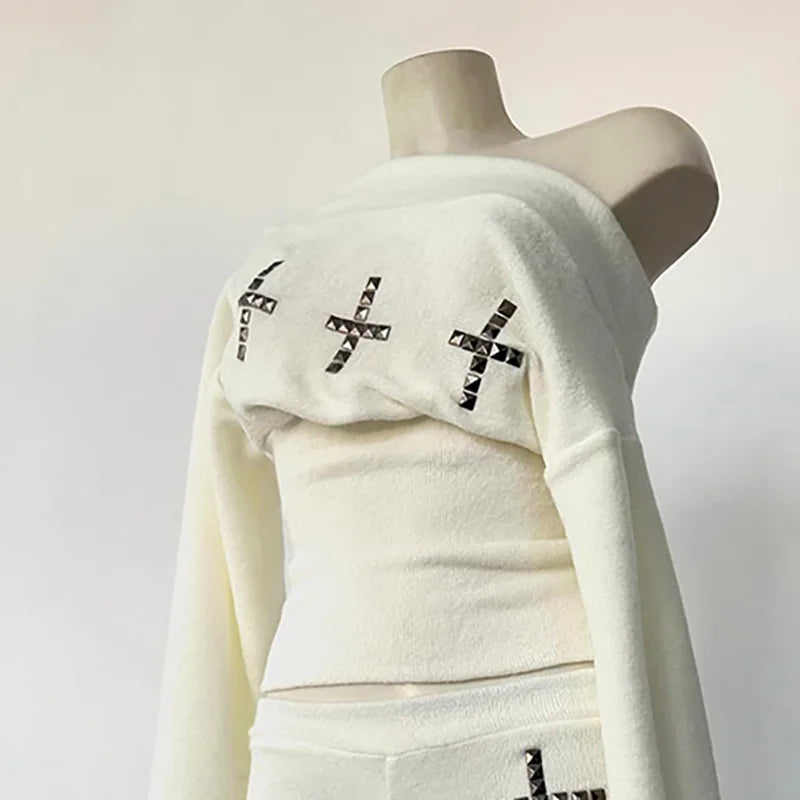 Chic Streetwear Punk Y2k Crop top Harajuku Graphic Print