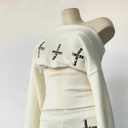 Chic Streetwear Punk Y2k Crop top Harajuku Graphic Print