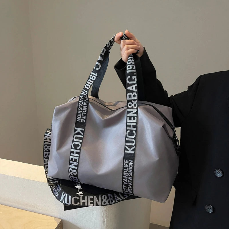 Casual Solid Color Ladies Shoulder Bags Large Capacity